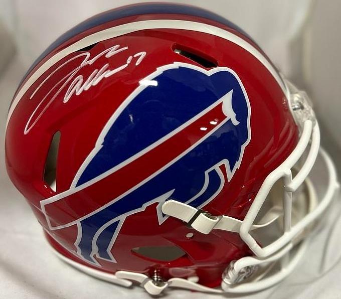 Josh Allen Signed Bills Speed Authentic Helmet – WSD Sports